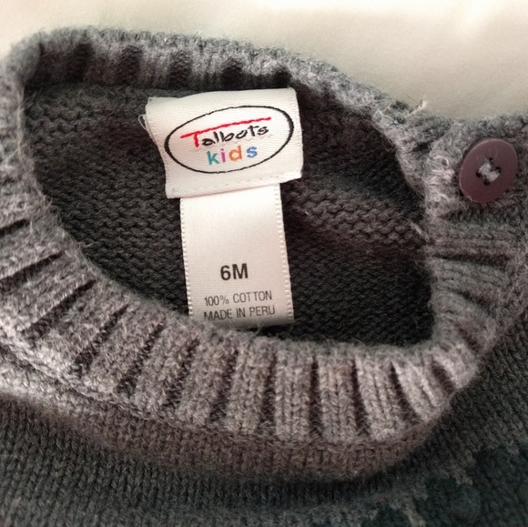 Talbot's Baby Christmas Holiday Sweater 6mo - Picture 3 of 4